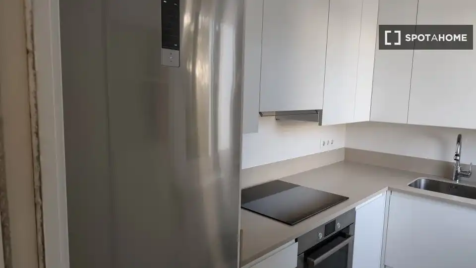 Kitchen of Flat for rent in Madrid  with Air Conditioner, Heating and Furnished