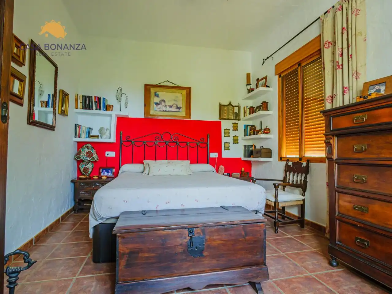 Habitación de Finca rústica en venta en Jete con Aire acondicionado, Jardín privado y Terraza