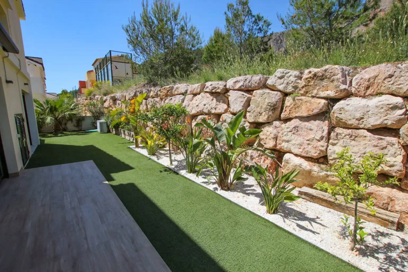 Terraza de Casa o chalet en venta en Polop con Aire acondicionado, Jardín privado y Terraza