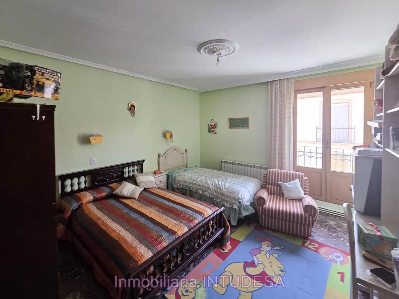 Bedroom of Houses for sale in Fustiñana  with Heating, Terrace and Storage room