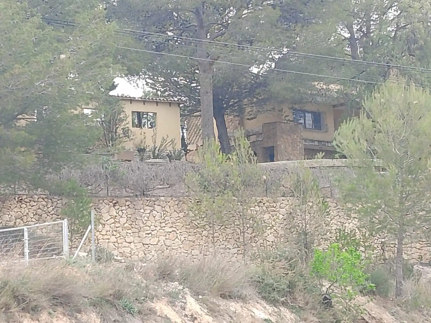 Vista exterior de Casa o xalet en venda en Tibi amb Calefacció, Jardí privat i Terrassa