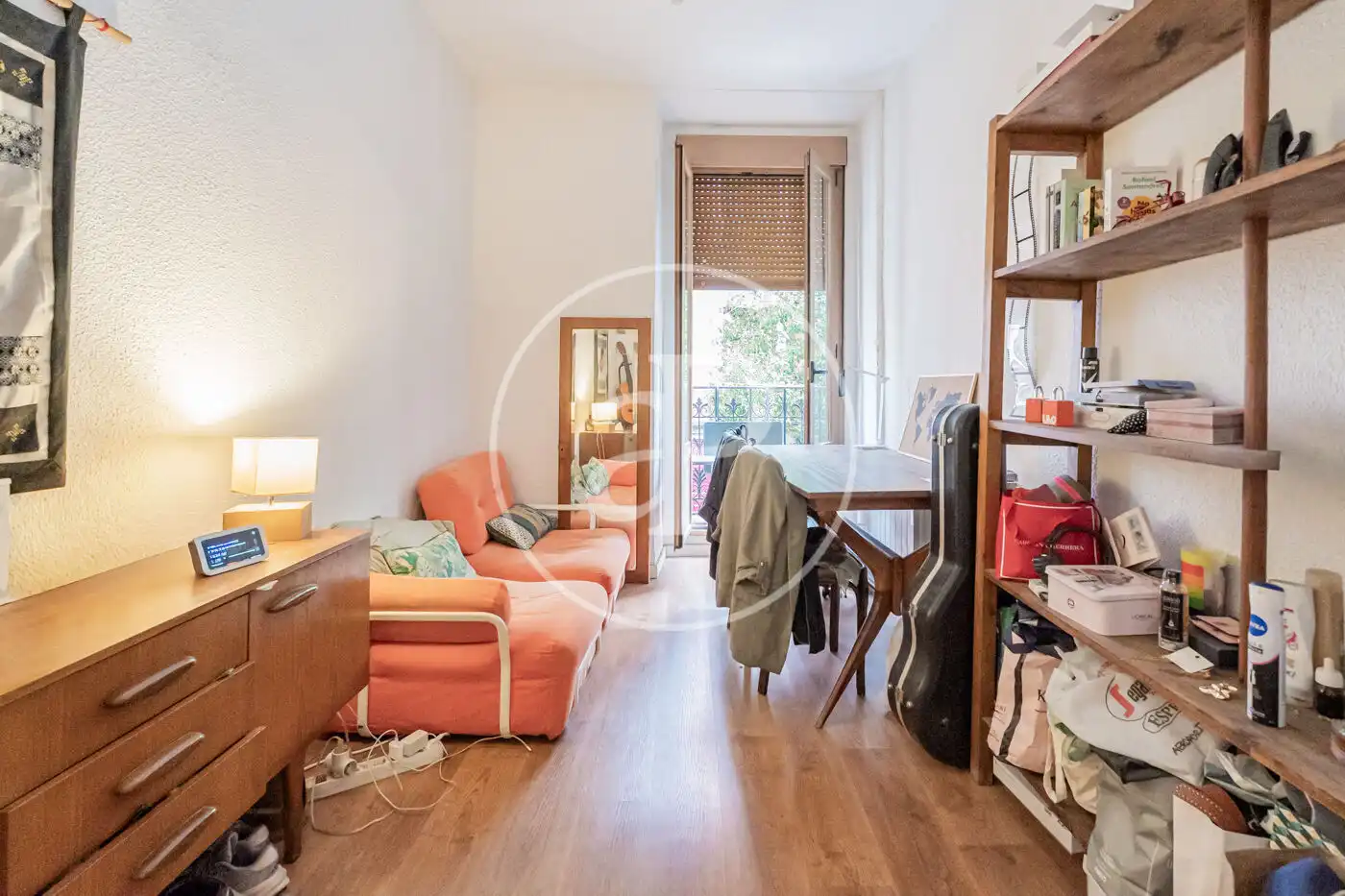 Bedroom of Flat for rent in Madrid  with Air Conditioner, Heating and Balcony