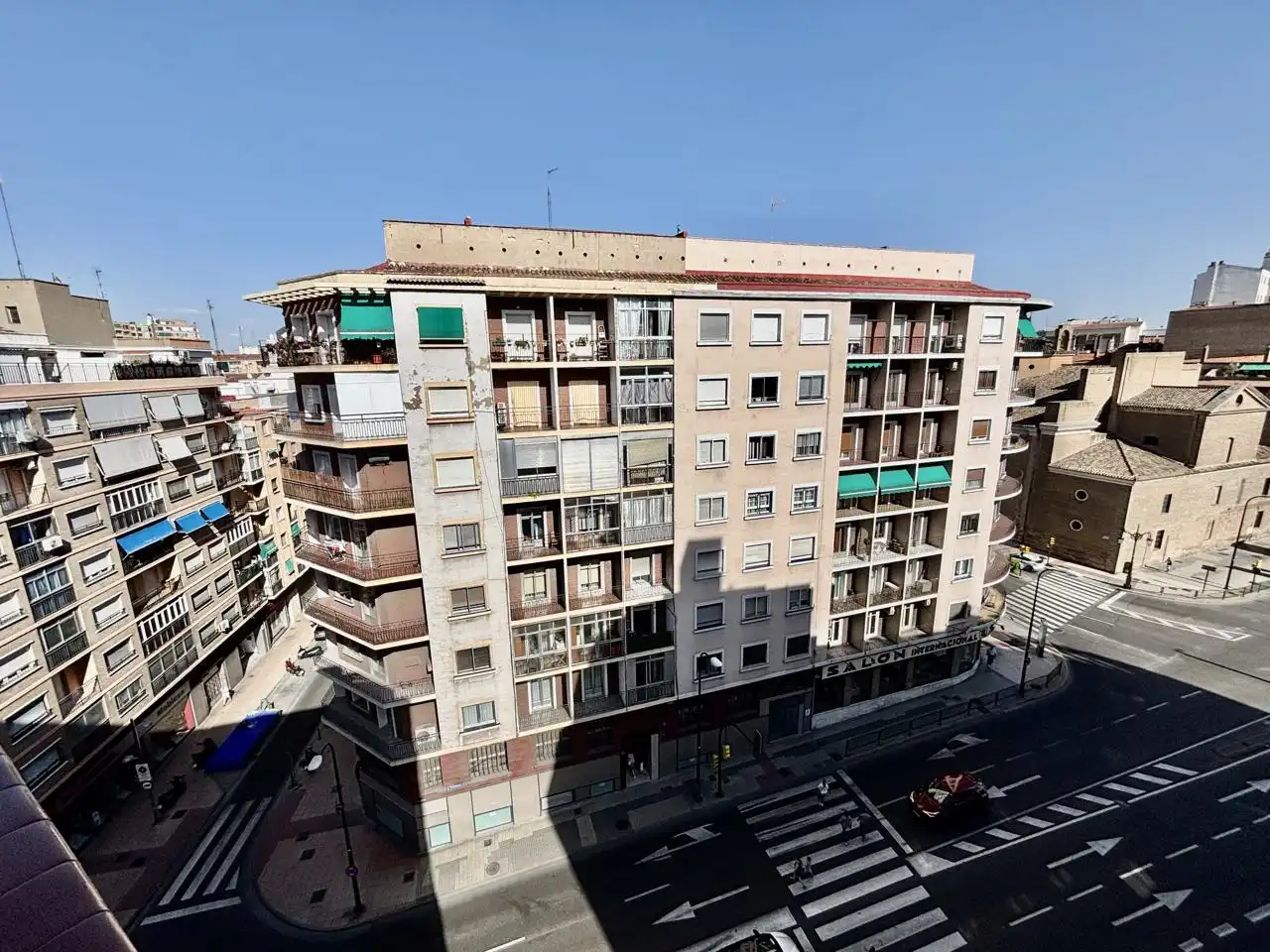 Vista exterior de Piso en venta en Zaragoza con Aire acondicionado, Calefacción y Parquet