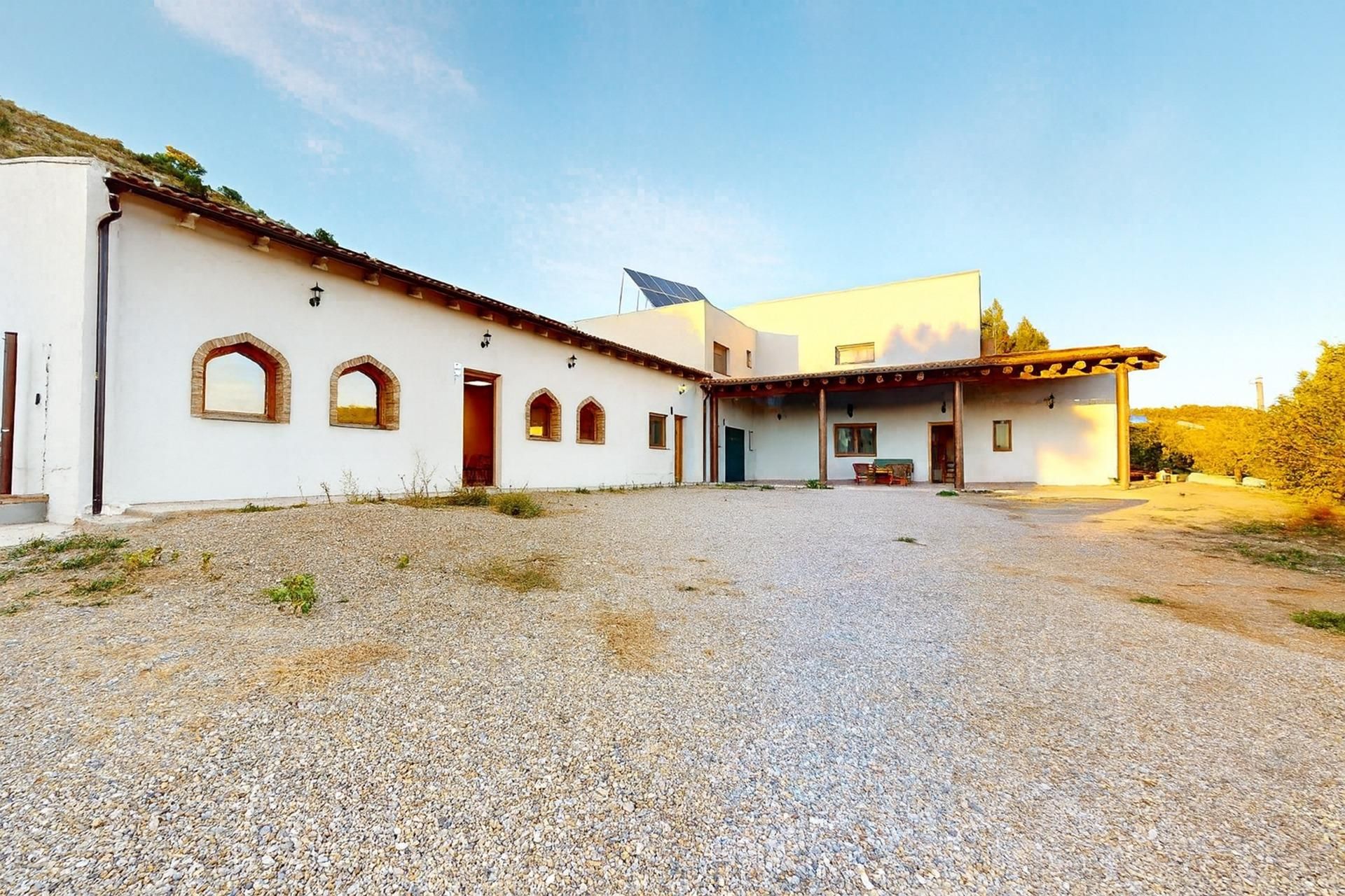 Exterior view of Country house for sale in Leciñena  with Heating, Private garden and Terrace