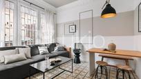 Living room of Apartment to rent in  Barcelona Capital  with Air Conditioner, Heating and Terrace