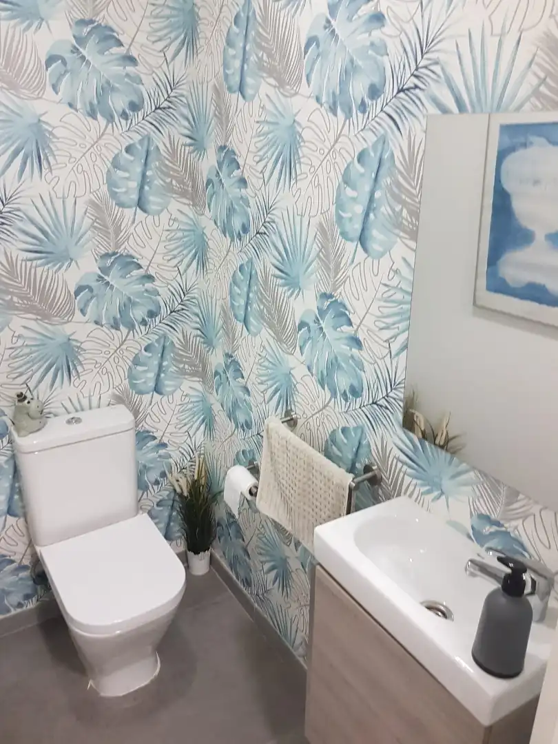 Badezimmer von Haus oder Chalet zum Verkauf in Villalbilla mit Klimaanlage, Heizung und Privatgarten