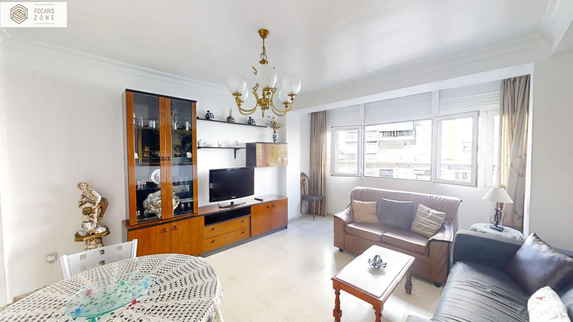Sala de estar de Piso en venta en Málaga Capital con Terraza y Balcón
