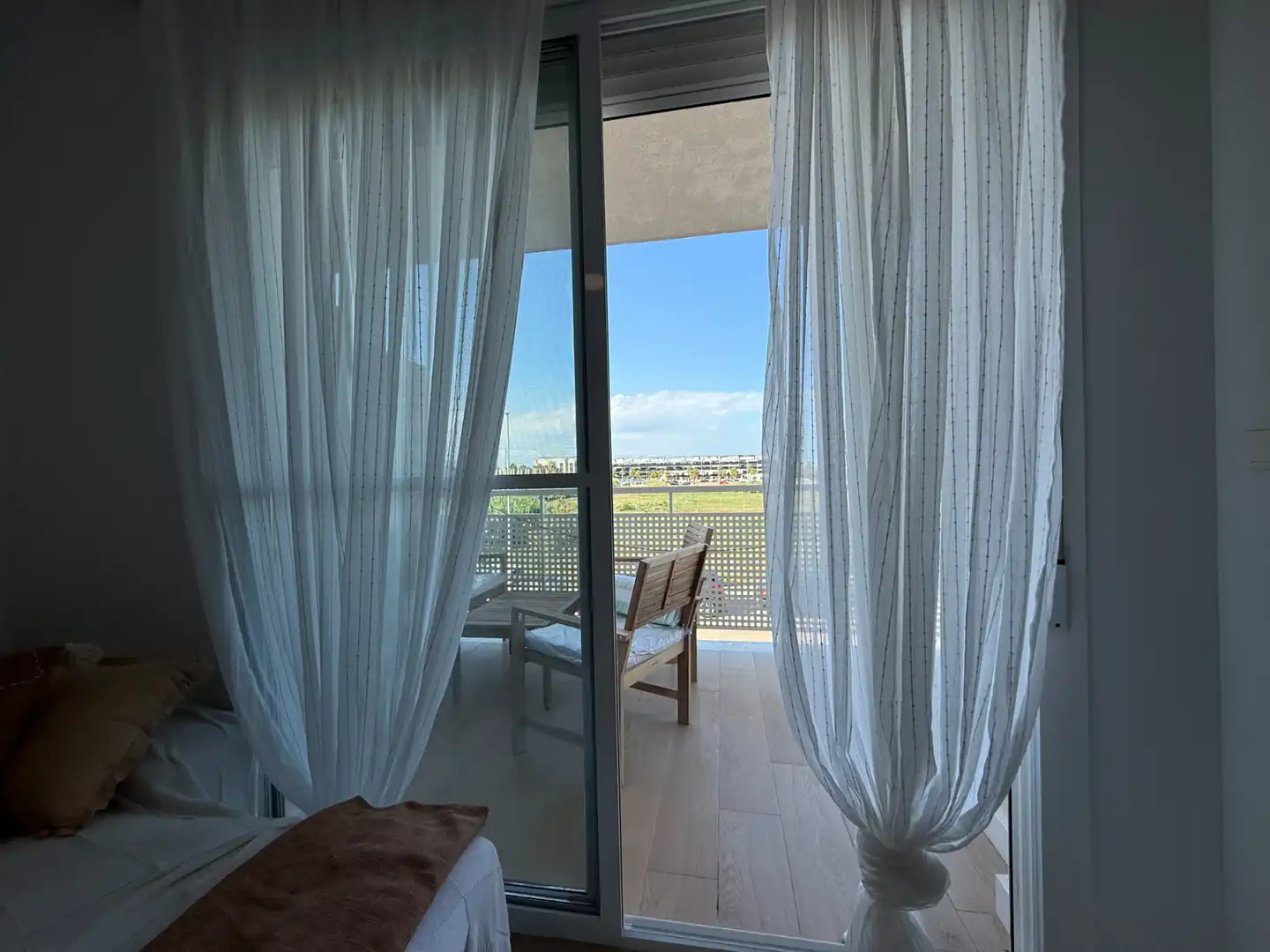 Dormitori de Apartament de lloguer en Almenara amb Aire condicionat, Calefacció i Terrassa