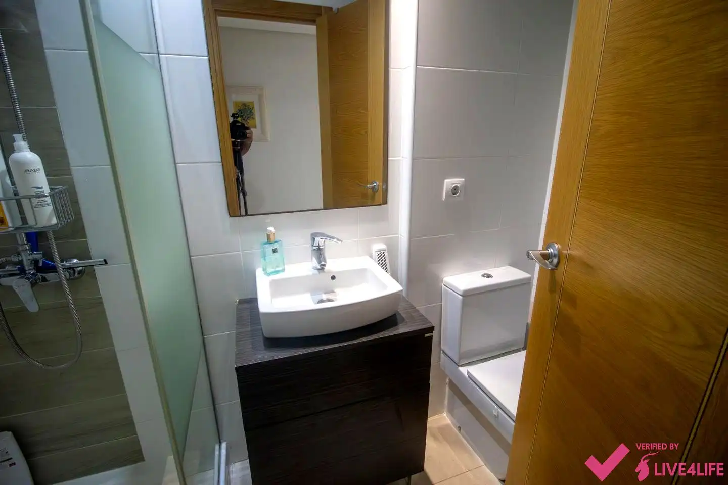 Badezimmer von Wohnung zur Miete in Alboraya mit Klimaanlage, Terrasse und Möbliert