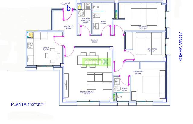 Piso en Venta en Monte Porreiro