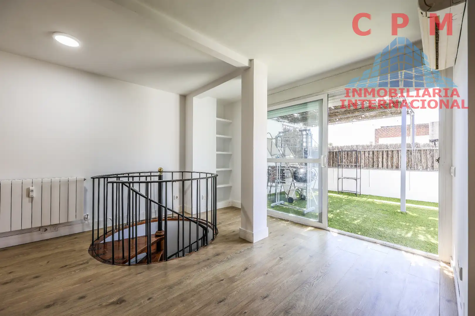 Terrasse von Maisonette zur Miete in Madrid mit Klimaanlage, Heizung und Parkett