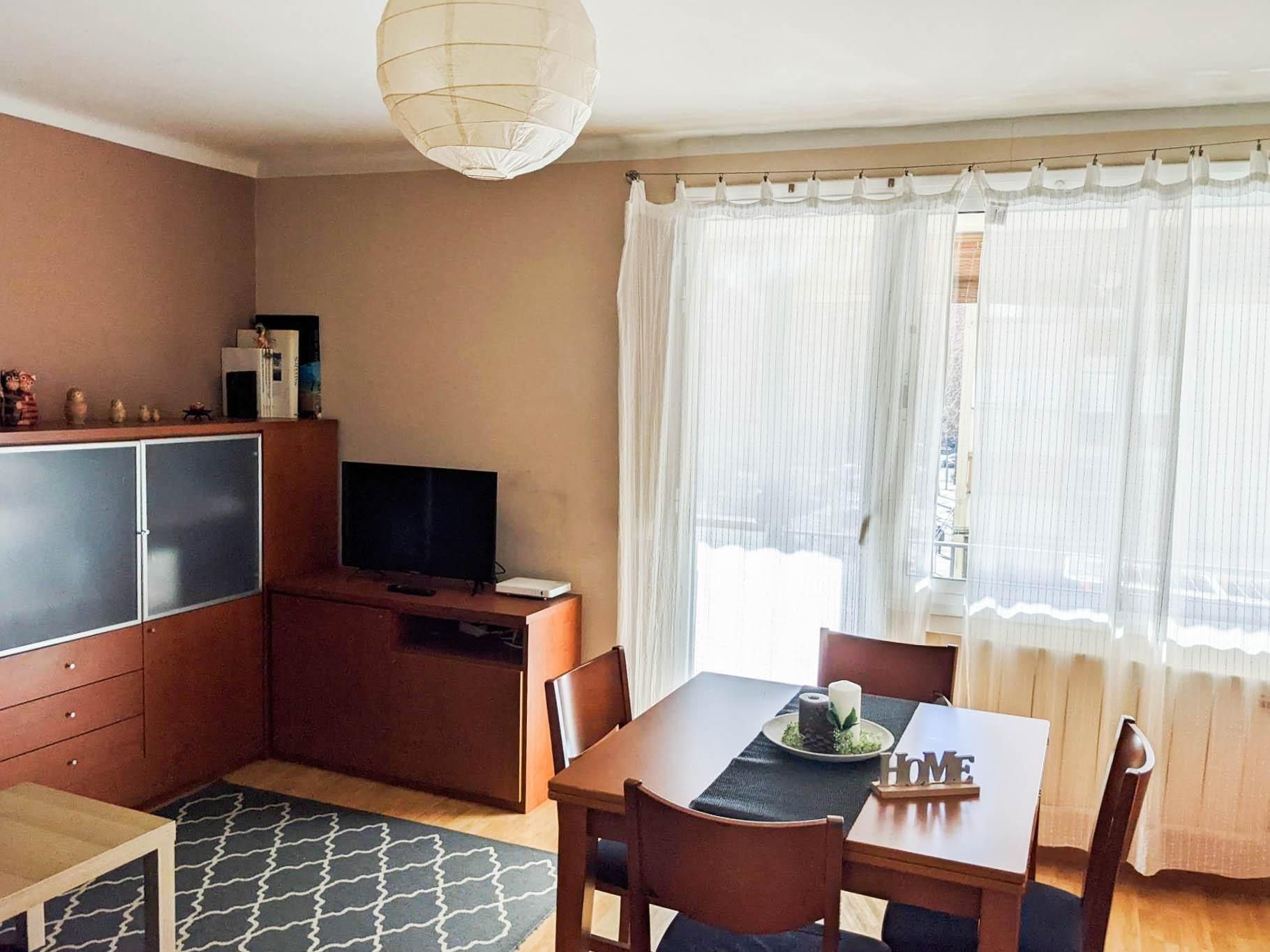 Living room of Flat for sale in  Barcelona Capital  with Air Conditioner, Heating and Balcony