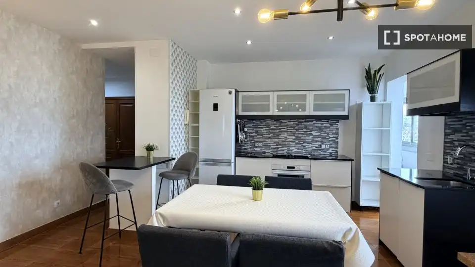Cocina de Piso para compartir en Las Palmas de Gran Canaria con Aire acondicionado, Terraza y Amueblado