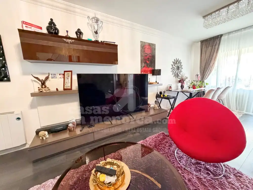 Sala de estar de Piso en venta en Alaior con Terraza