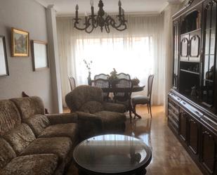 Living room of Flat for sale in Zamora Capital   with Heating, Parquet flooring and Balcony