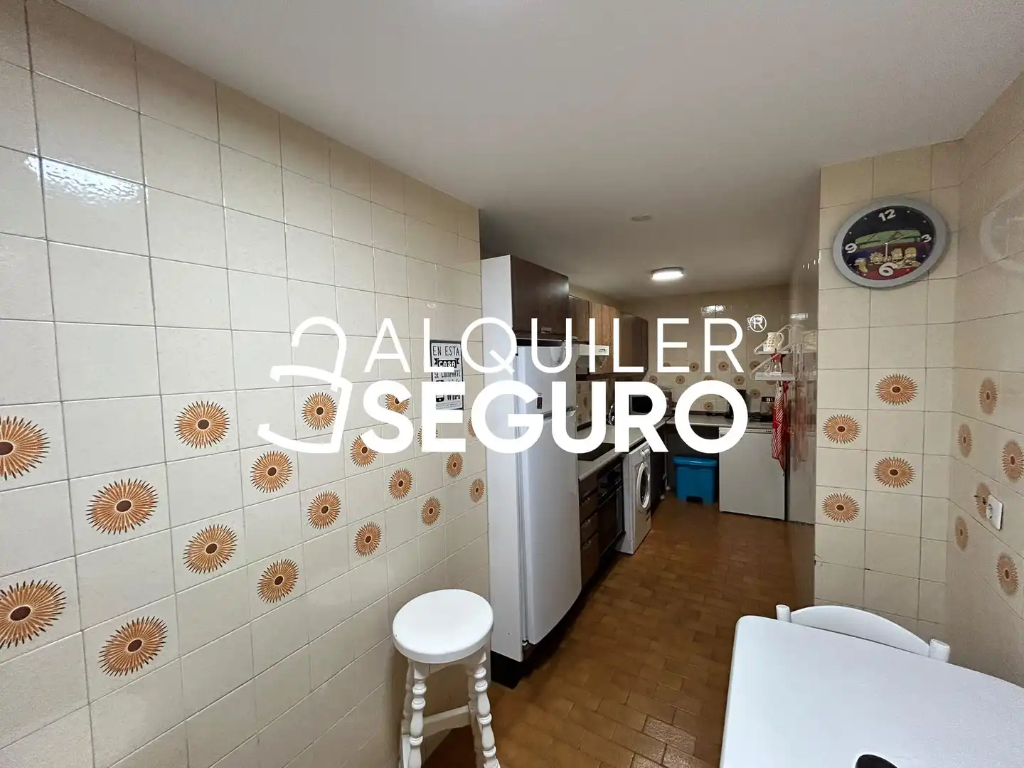 Cocina de Piso de alquiler en Madrid con Aire acondicionado, Calefacción y Amueblado