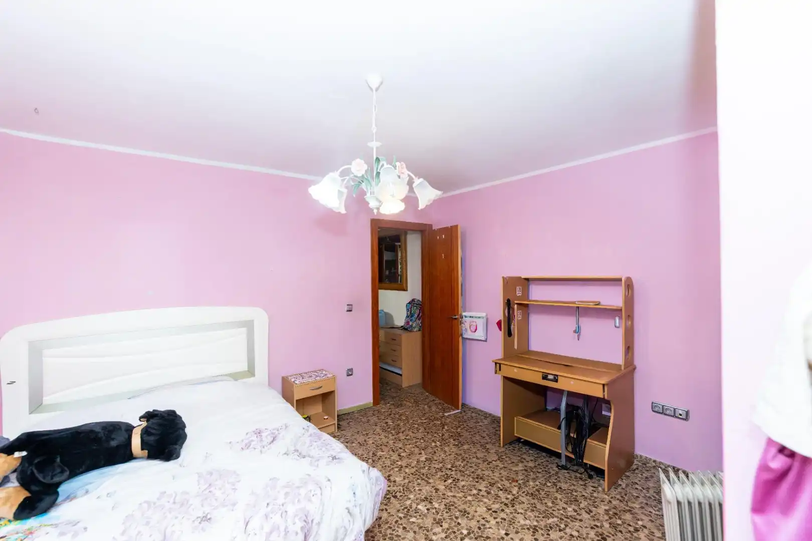 Bedroom of Flat for sale in Granada  with Air Conditioner and Private garden