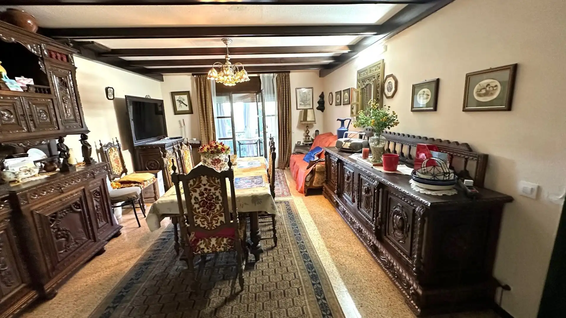 Menjador de Casa o xalet en venda en Lloret de Mar amb Aire condicionat, Jardí privat i Terrassa