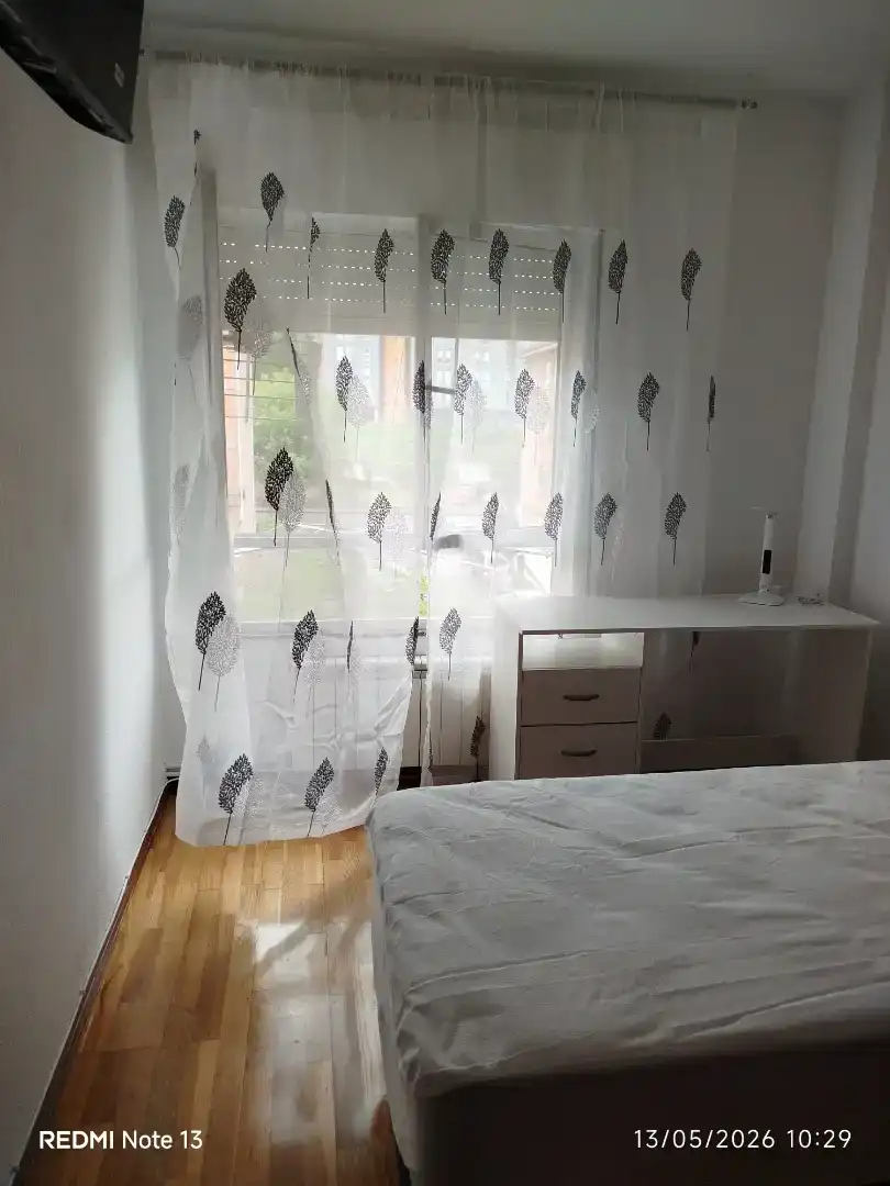 Bedroom of Flat for rent in Santander  with Private garden, Parquet flooring and Storage room
