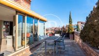 Terrace of Attic for sale in  Madrid Capital  with Air Conditioner, Heating and Private garden