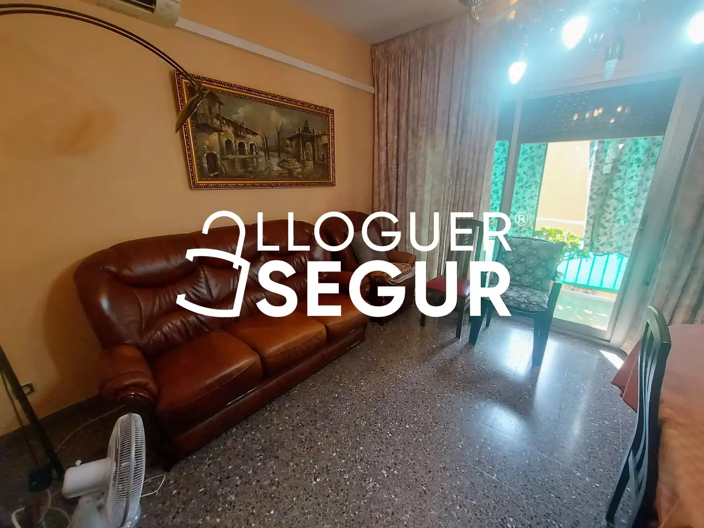 Sala d'estar de Pis de lloguer en Barcelona amb Aire condicionat, Calefacció i Terrassa