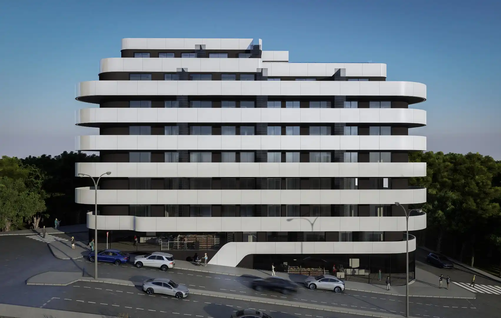 Vista exterior de Apartament en venda en Calpe / Calp amb Piscina comunitària