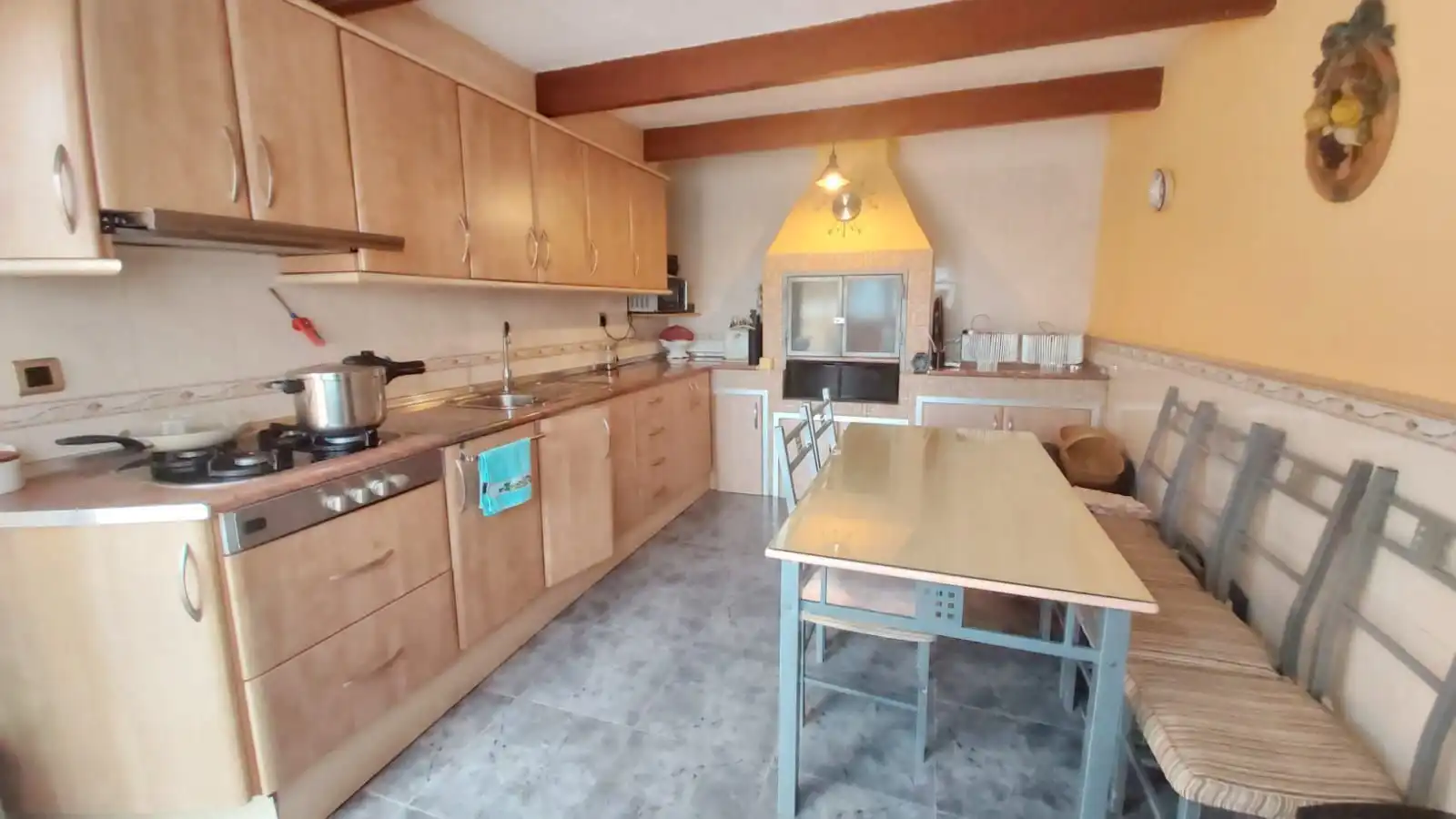 Cocina de Casa o chalet en venta en La Nucia con Aire acondicionado, Calefacción y Jardín privado