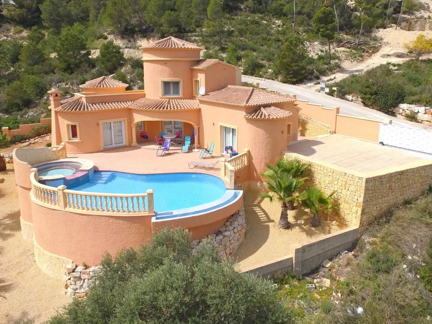 Vista exterior de Casa o xalet en venda en Jávea / Xàbia amb Calefacció, Jardí privat i Terrassa
