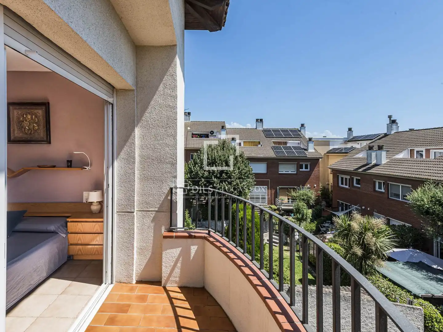 Terrassa de Casa o xalet en venda en Sant Cugat del Vallès amb Aire condicionat, Calefacció i Jardí privat