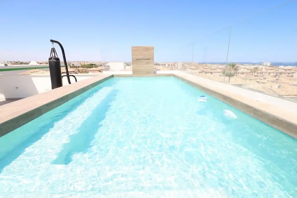 Swimming pool of Attic for rent in Orihuela  with Air Conditioner, Heating and Swimming Pool