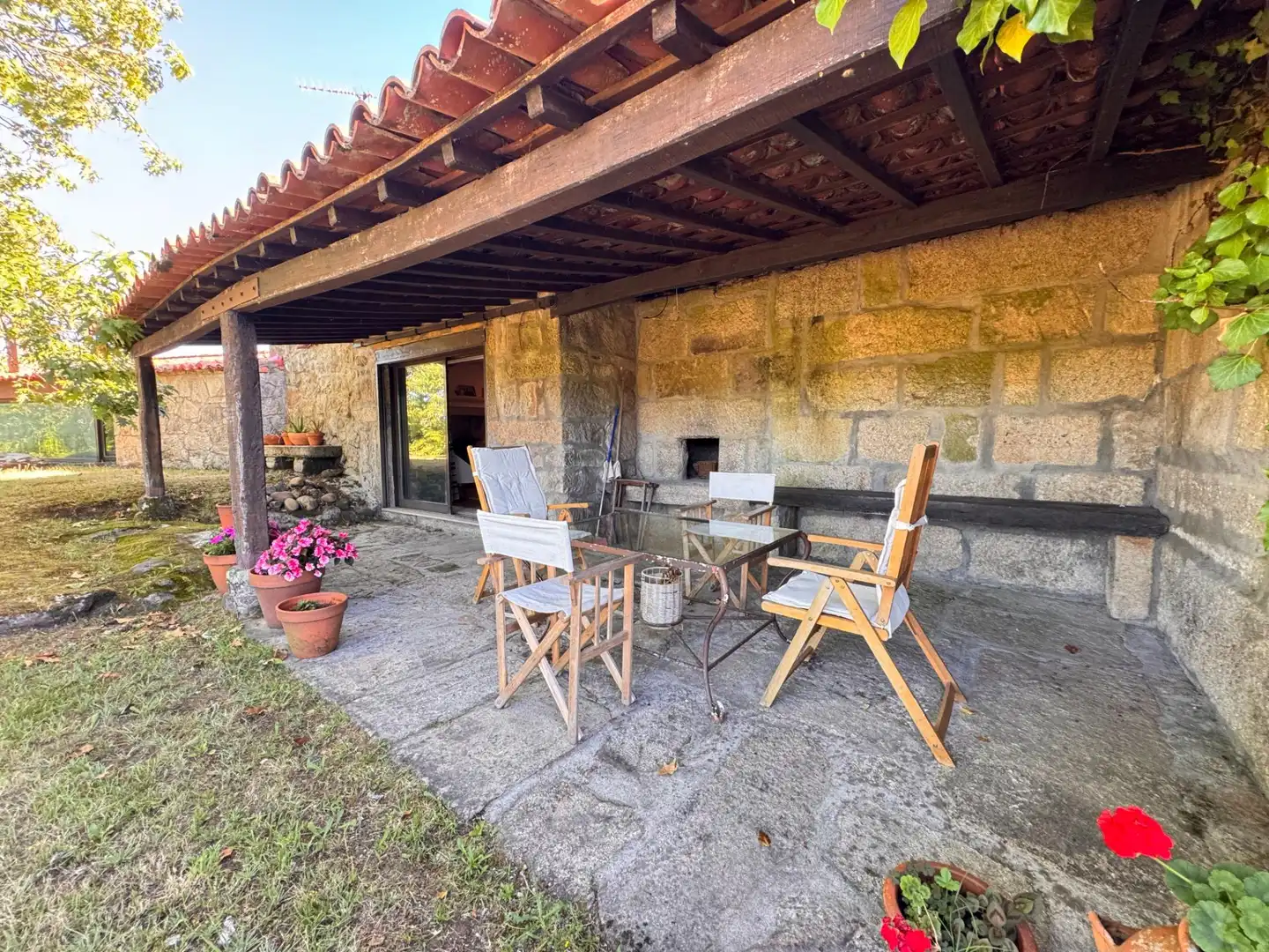 Terraza de Casa o chalet en venta en Pontevedra Capital  con Calefacción, Jardín privado y Terraza