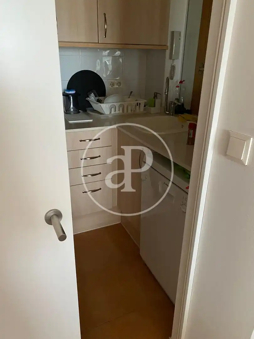 Küche von Wohnung zur Miete in Sagunto / Sagunt mit Klimaanlage, Heizung und Privatgarten