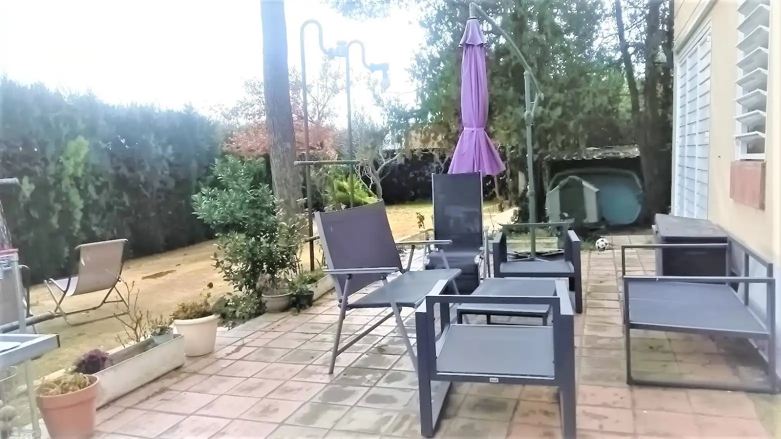 Terraza de Casa o chalet en venta en Lleida con Aire acondicionado, Calefacción y Jardín privado