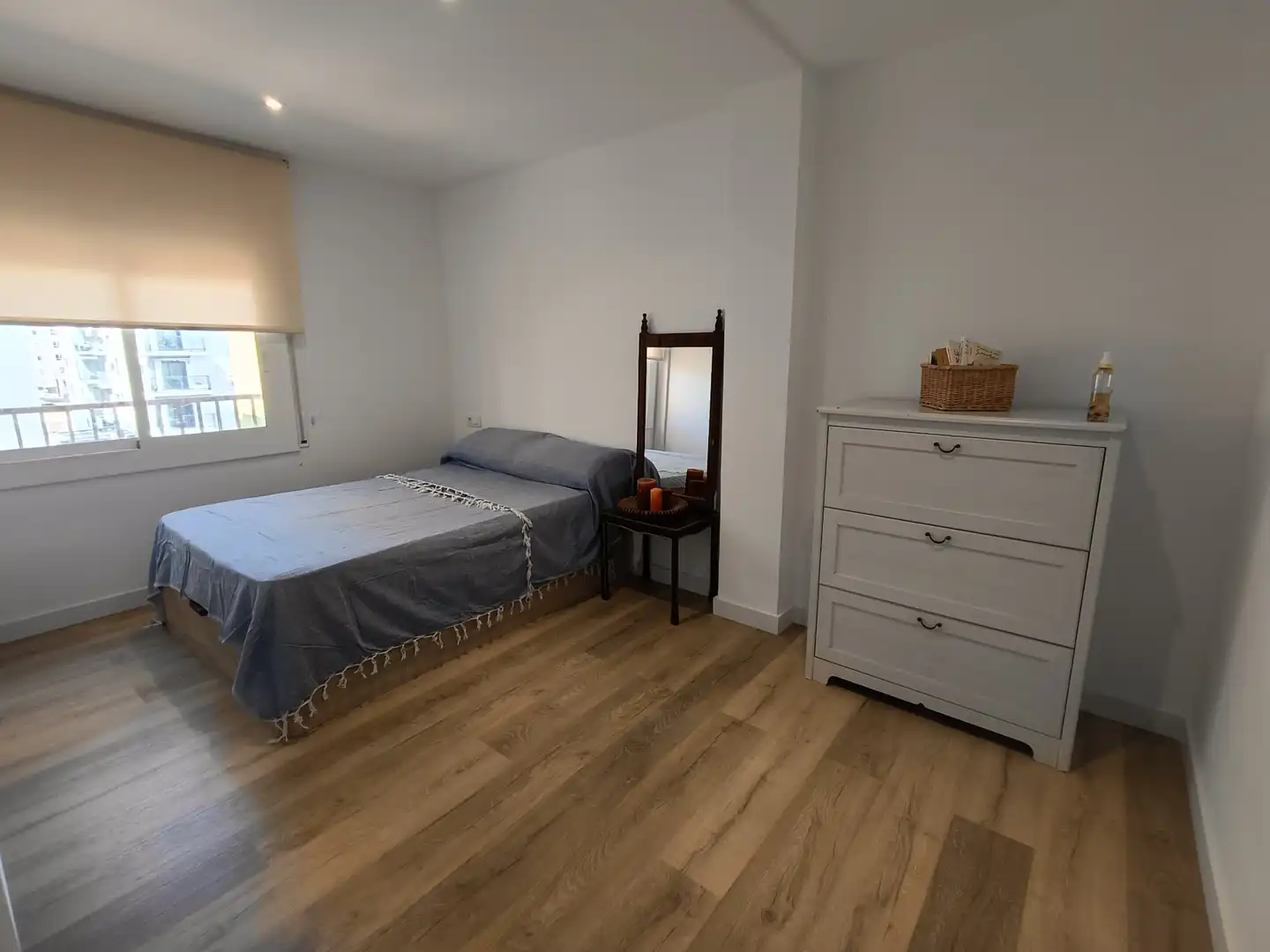 Schlafzimmer von Wohnung zur Miete in Calafell mit Parkett, Terrasse und Abstellraum