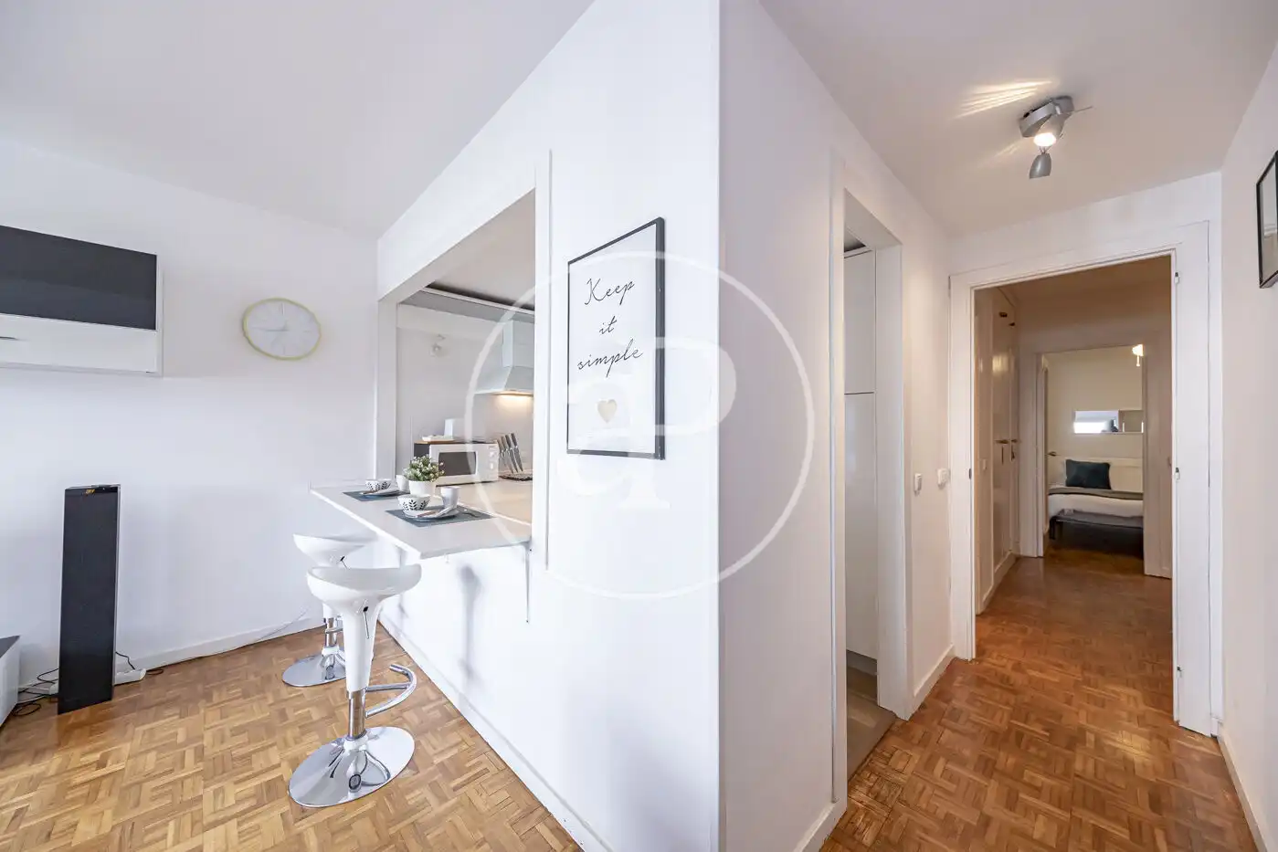 Flat for rent in Madrid  with Air Conditioner, Heating and Private garden
