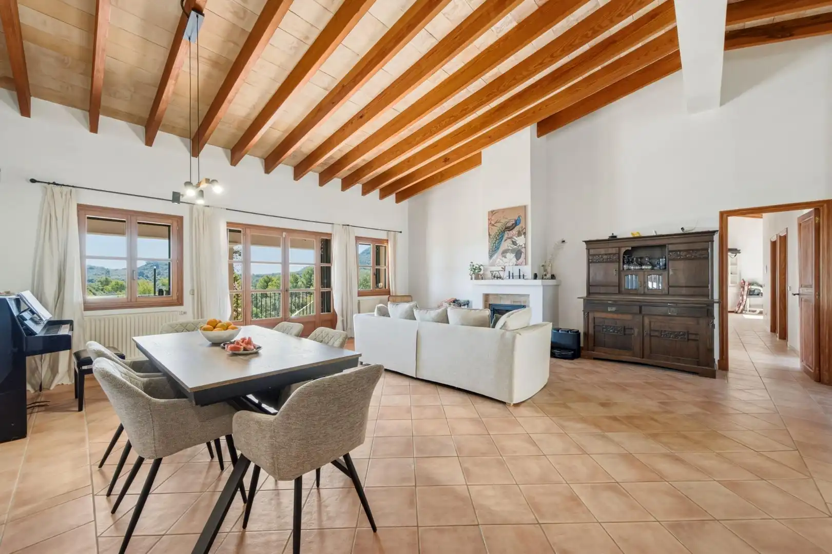 Sala de estar de Finca rústica en venta en Font de Sa Cala
