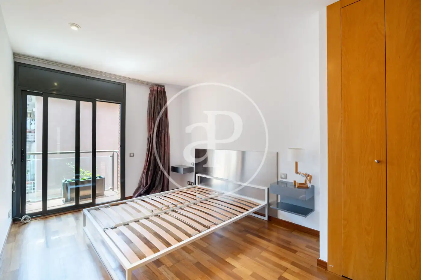 Schlafzimmer von Wohnung zur Miete in Barcelona mit Klimaanlage, Heizung und Möbliert