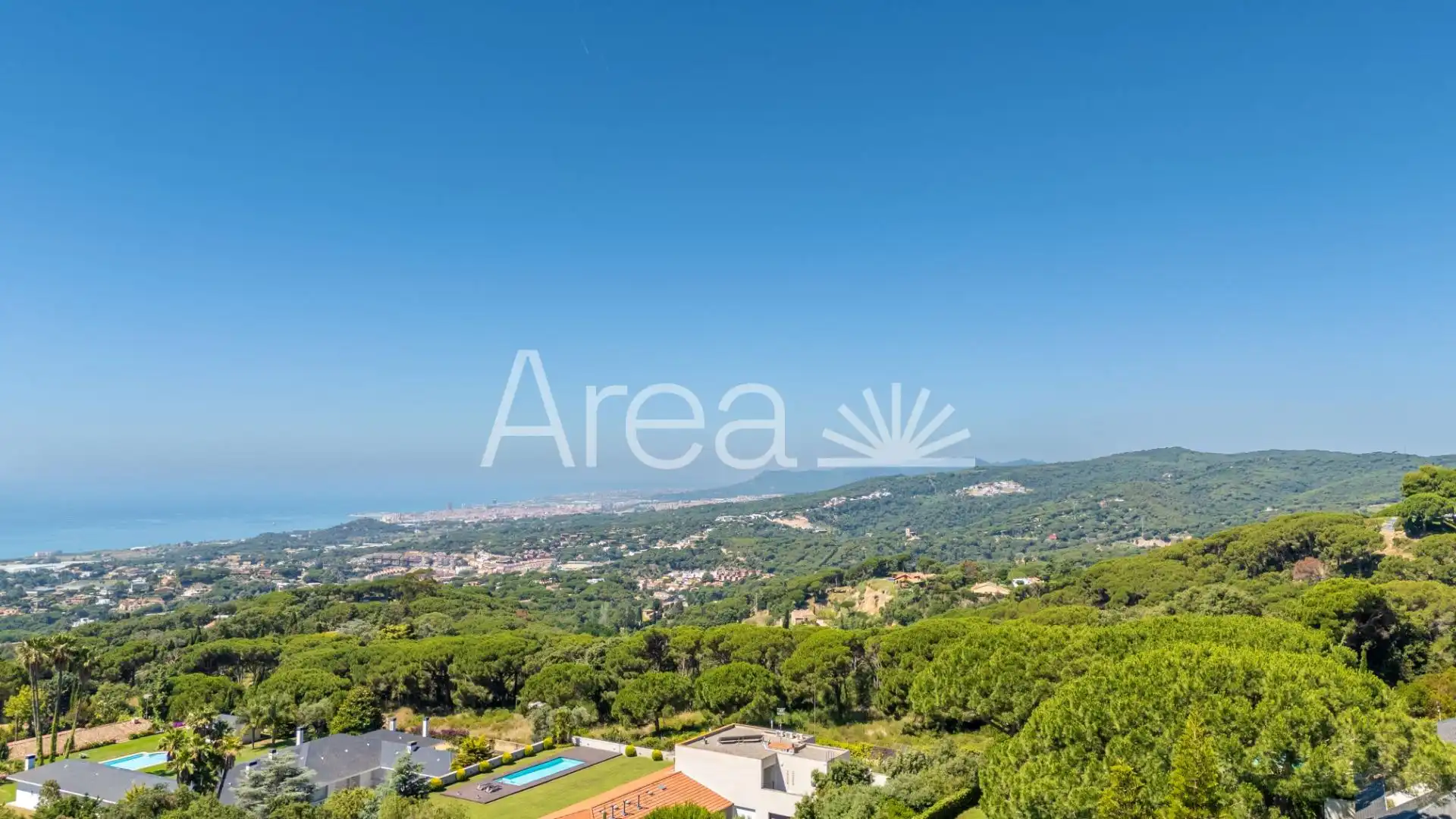 Exterior view of Houses for rent in Sant Andreu de Llavaneres  with Air Conditioner, Heating and Private garden