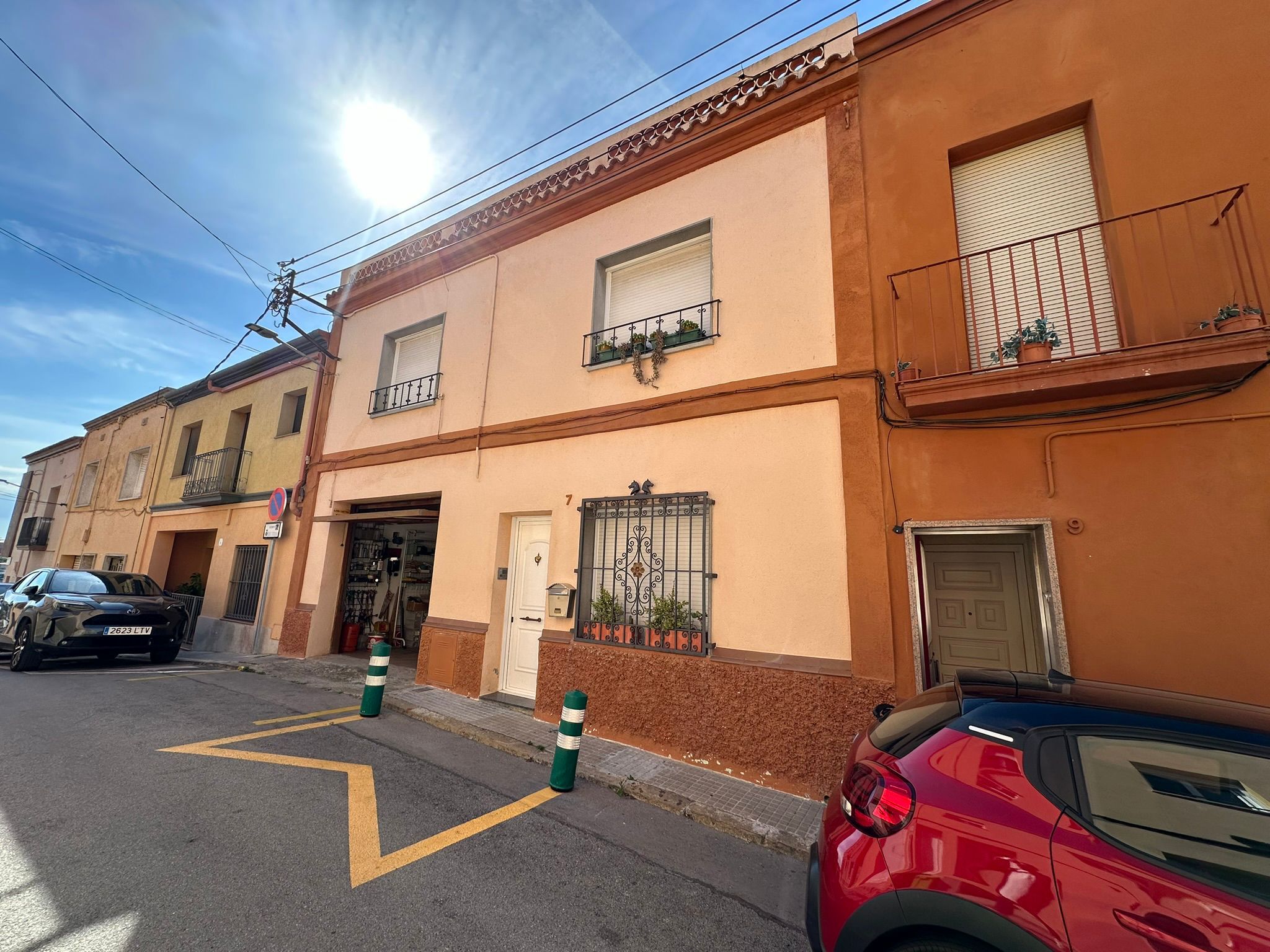 Exterior view of Single-family semi-detached for sale in Ullastrell  with Heating, Terrace and Storage room