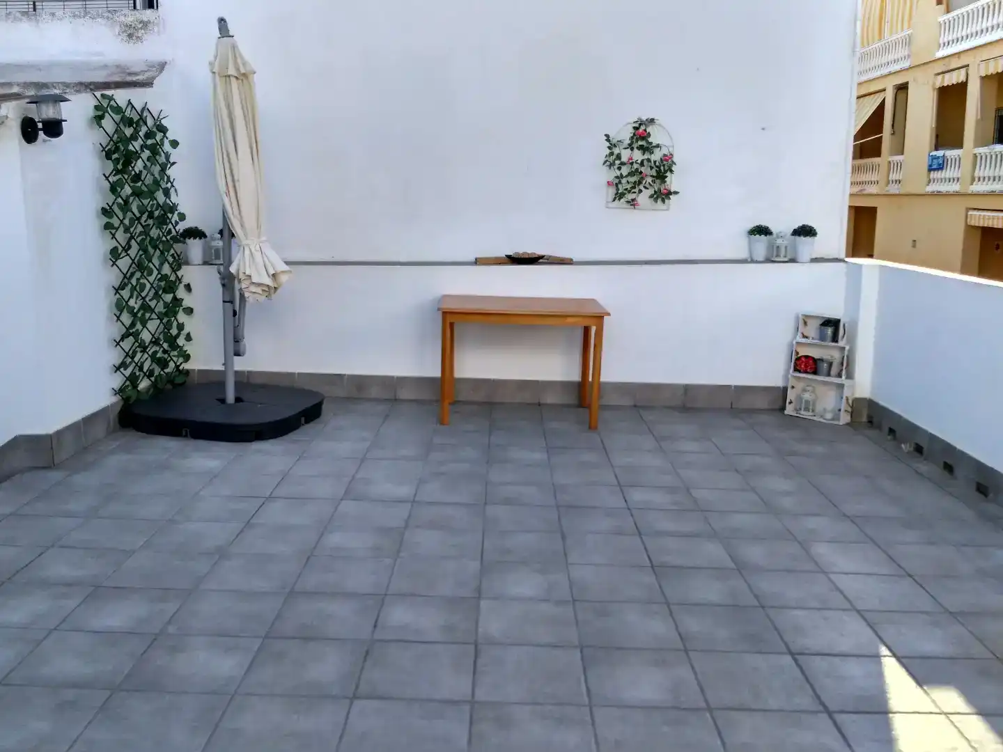 Terrassa de Casa adosada de lloguer en Punta Umbría amb Aire condicionat, Moblat i Rentadora