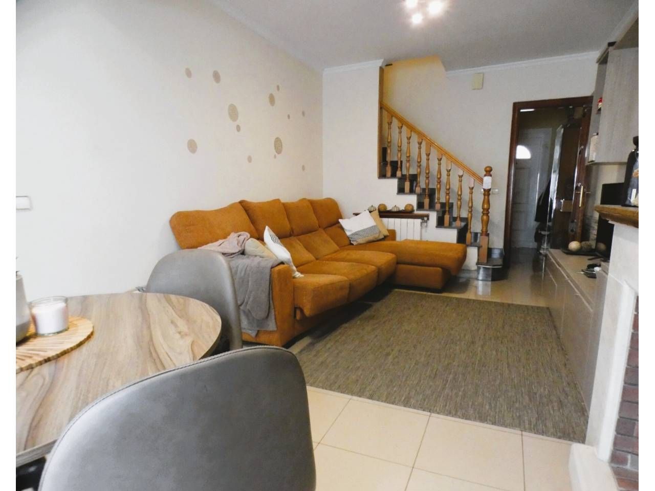 Living room of House or chalet for sale in Sabadell  with Air Conditioner, Heating and Terrace