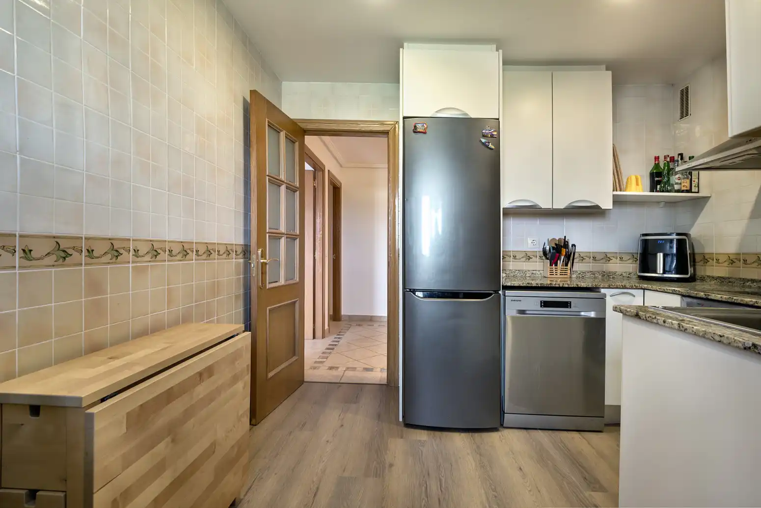 Cocina de Ático en venta en  Palma de Mallorca con Aire acondicionado, Calefacción y Jardín privado