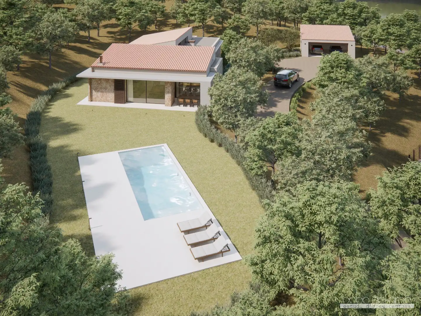 Jardín de Casa o chalet en venta en Calonge i Sant Antoni con Aire acondicionado, Calefacción y Jardín privado