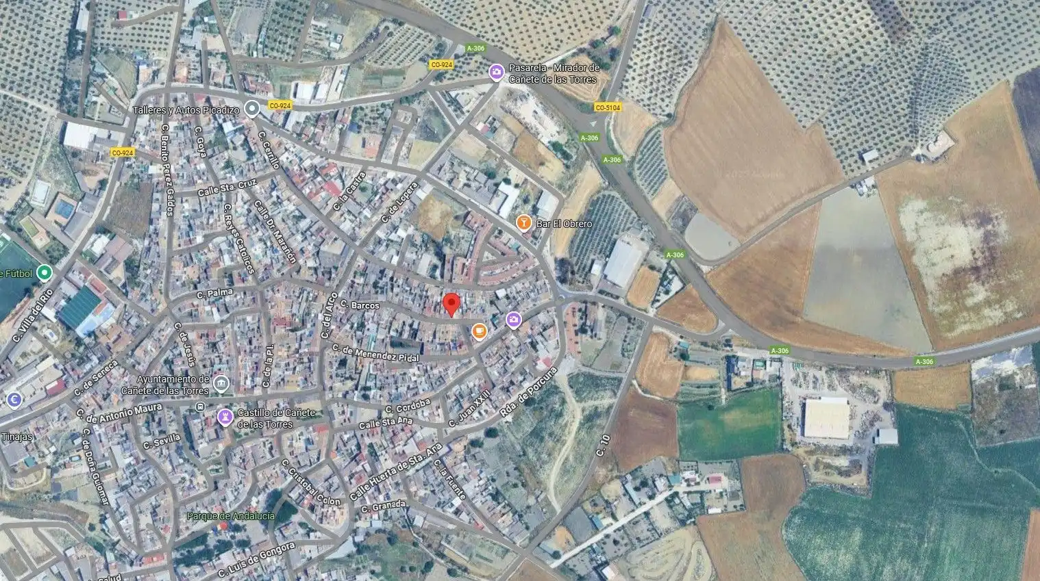 Vista exterior de Casa o xalet en venda en Cañete de las Torres