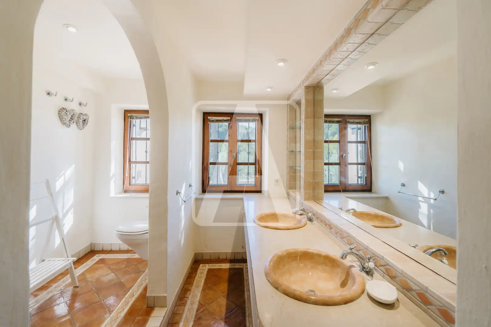 Baño de Finca rústica en venta en Benissa con Aire acondicionado, Calefacción y Jardín privado