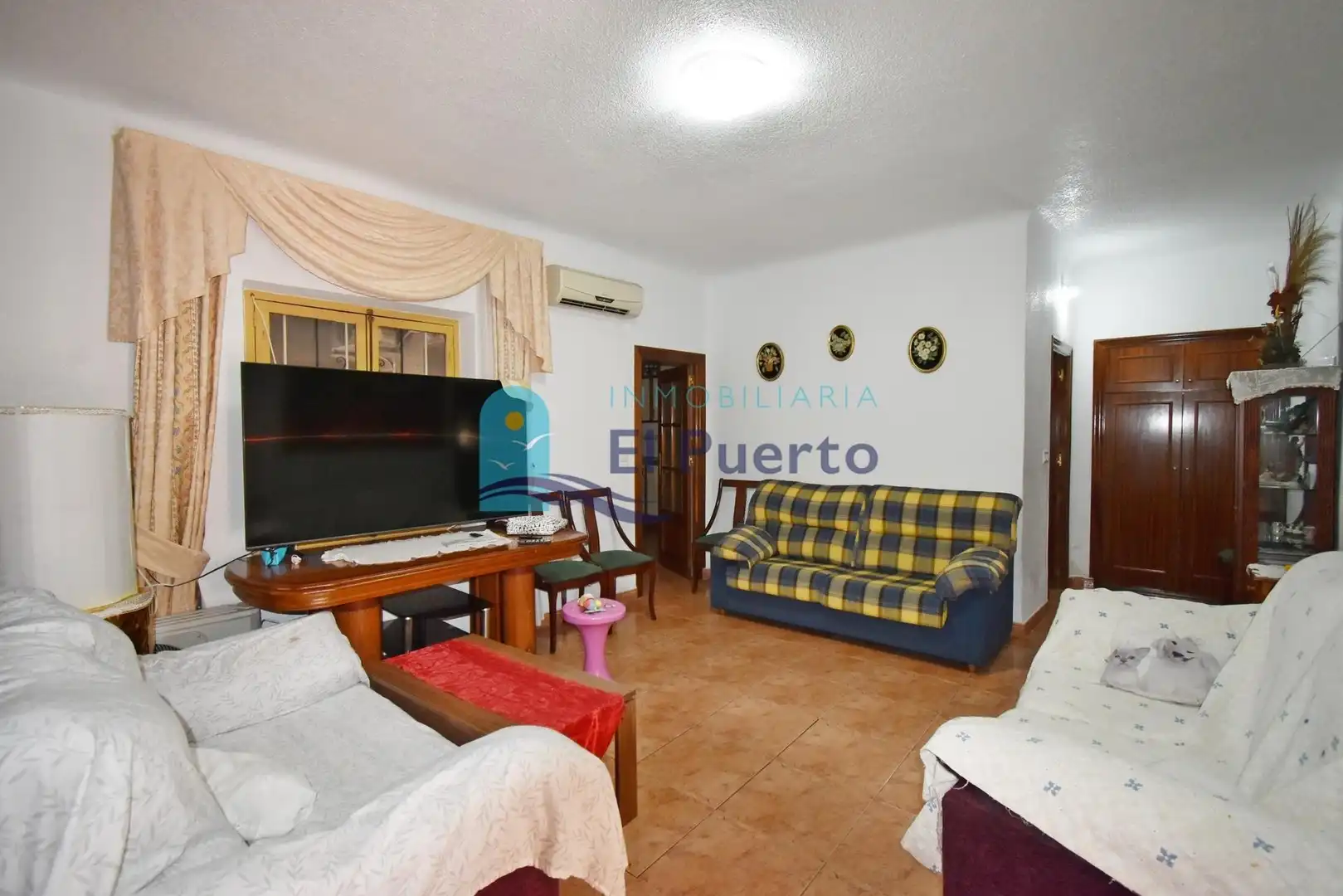 Sala de estar de Piso en venta en Mazarrón con Terraza
