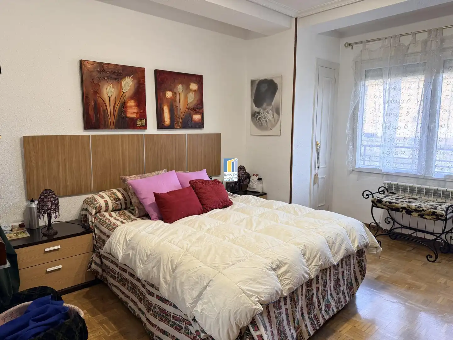 Bedroom of Flat for sale in Zamora Capital   with Parquet flooring, Terrace and Balcony