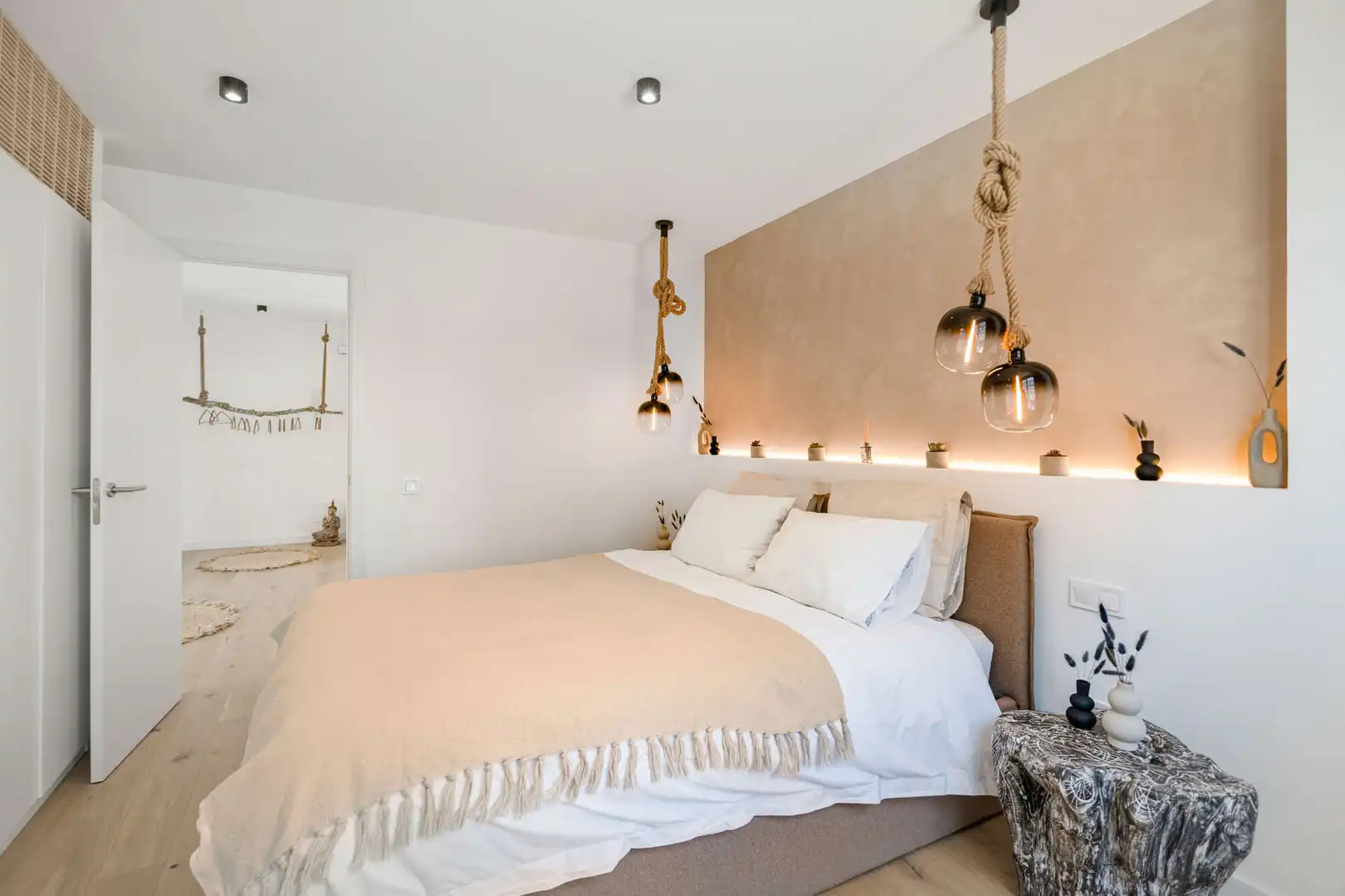 Bedroom of Flat for sale in  Palma de Mallorca  with Air Conditioner, Terrace and Furnished