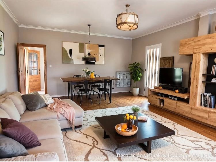 Sala d'estar de Casa o xalet en venda en Alicante / Alacant amb Aire condicionat, Calefacció i Jardí privat