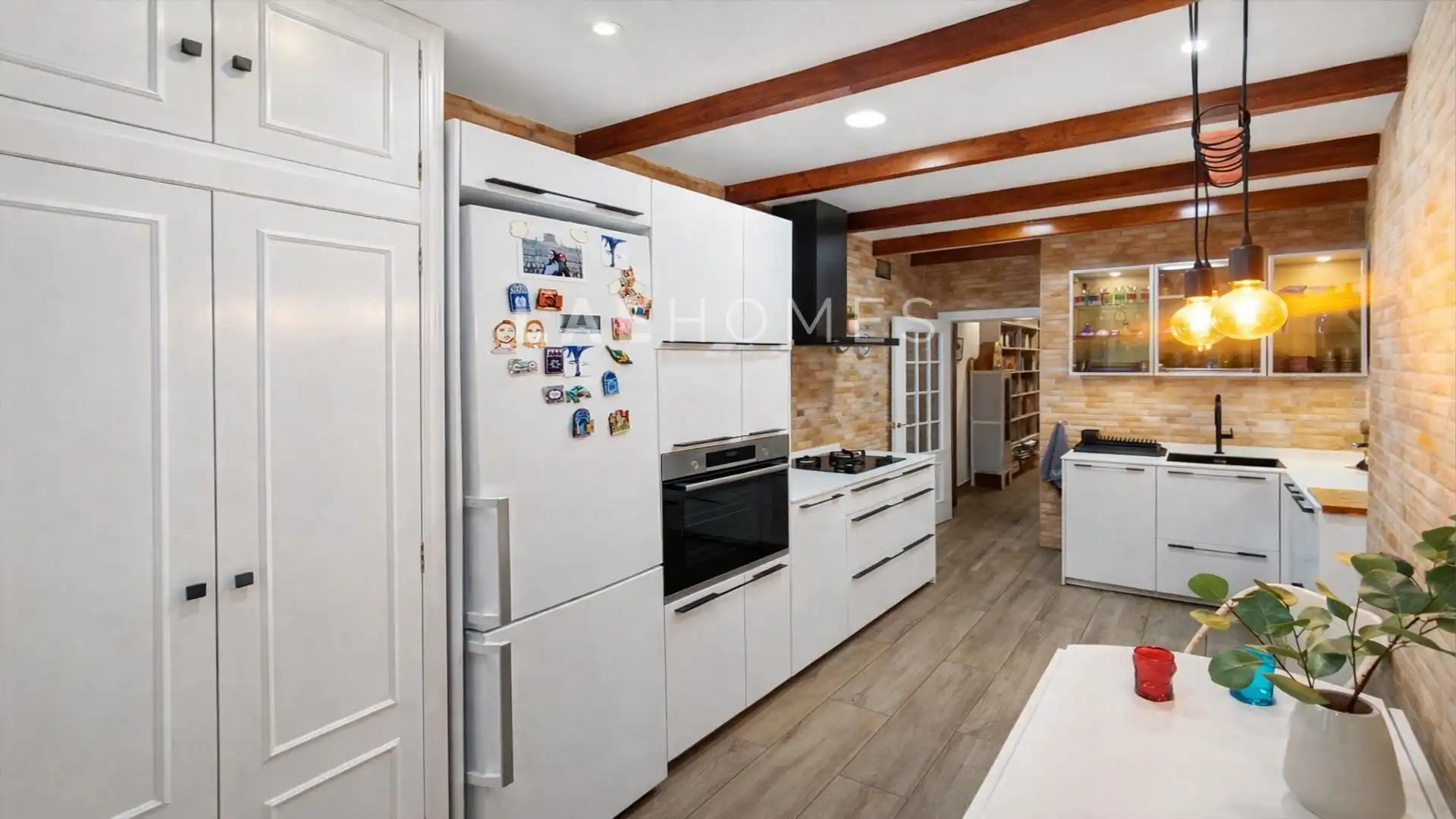 Cocina de Casa o chalet en venta en Alicante / Alacant con Aire acondicionado